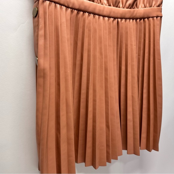 RAMY BROOK Womens Size 4 Effie Short Sleeveless Dress in Caramel $425 - Picture 5 of 13
